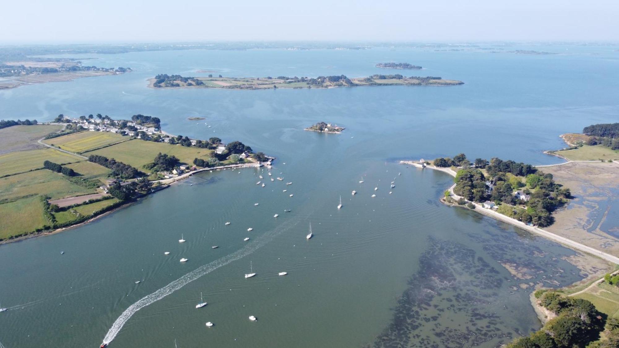 Maison Golfe Du Morbihan - Vue Mer - Plage A 600M - 6 Chambres Séné Esterno foto