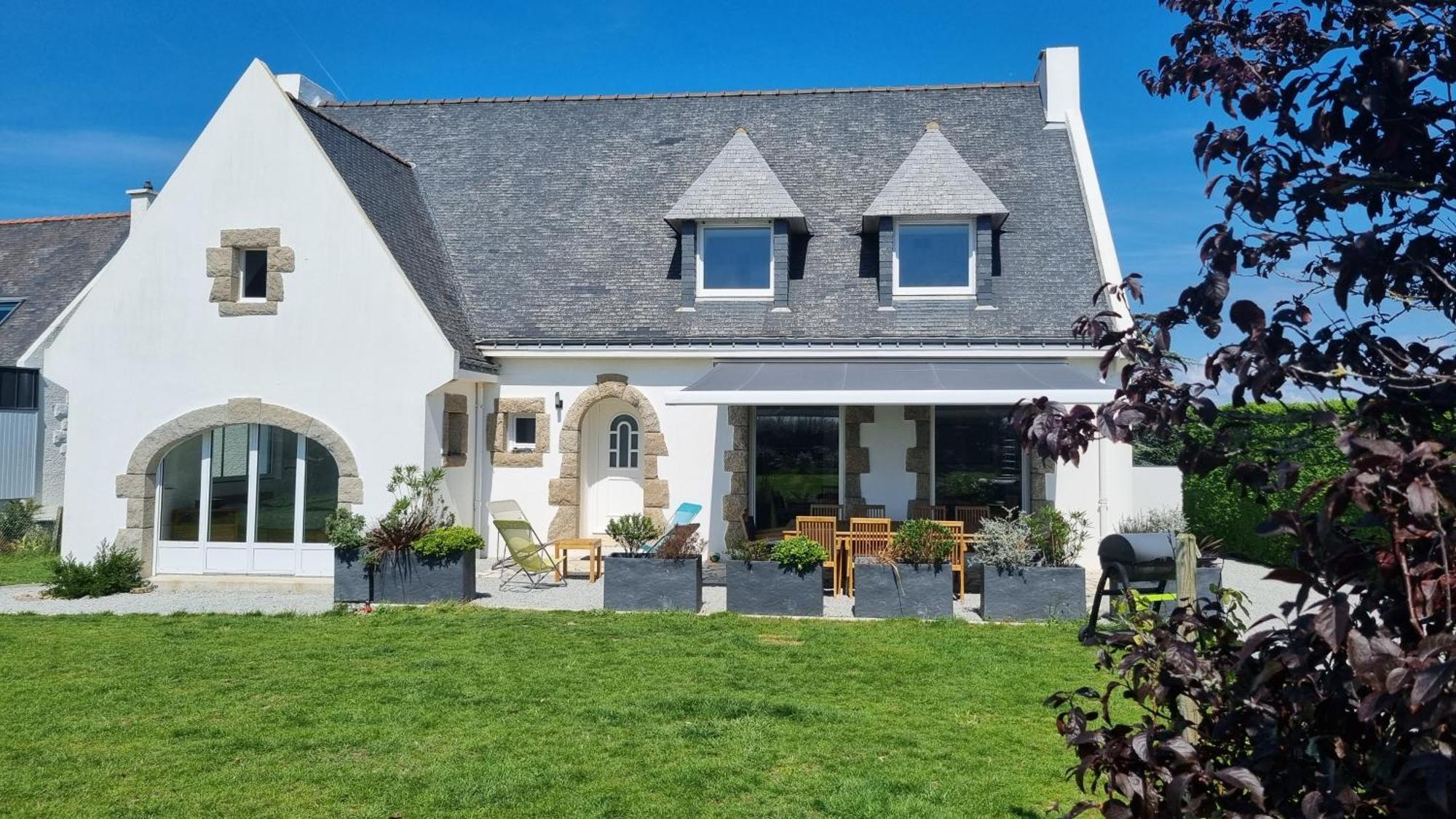 Maison Golfe Du Morbihan - Vue Mer - Plage A 600M - 6 Chambres Séné Esterno foto